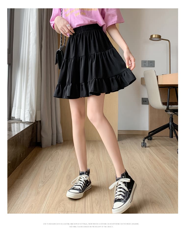 ミニスカート フレアシルエットミニスカート
