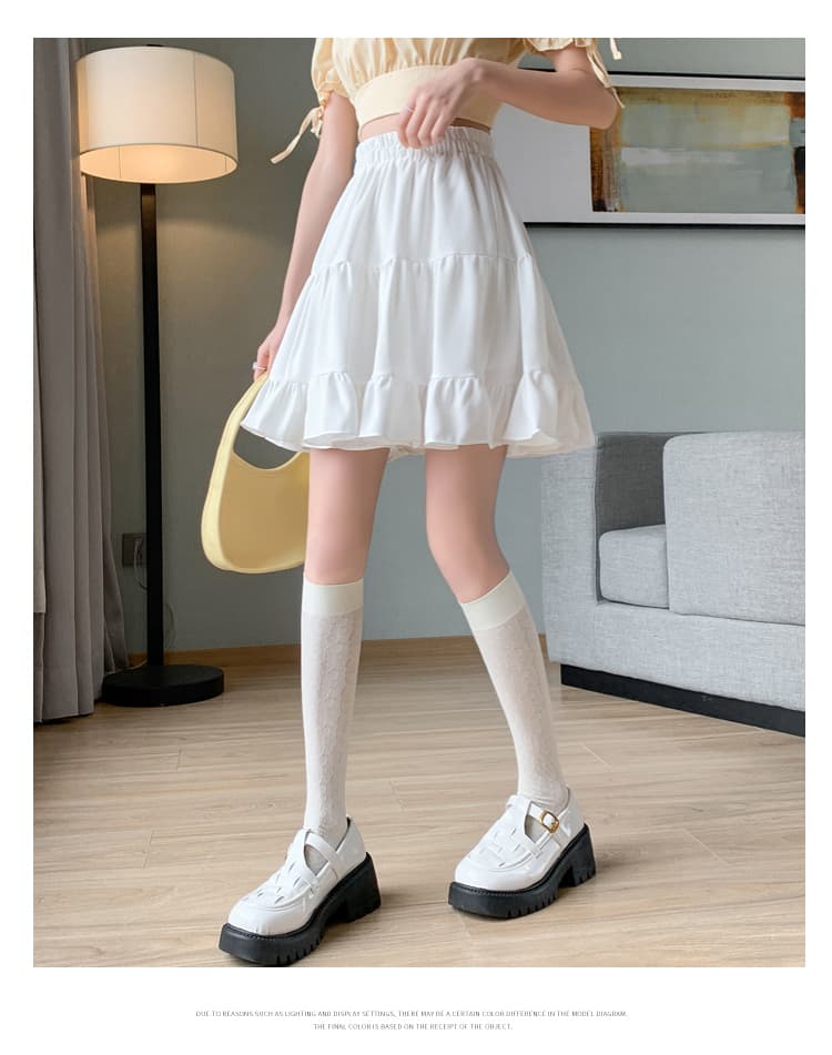 ミニスカート フレアシルエットミニスカート