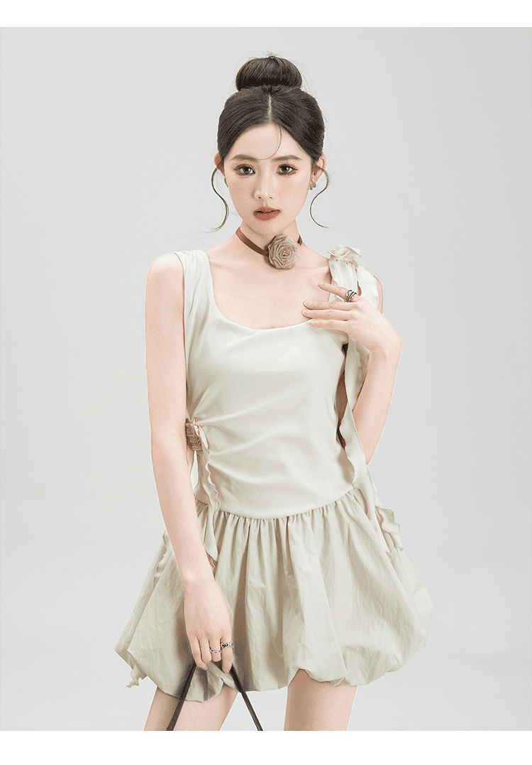 ミニスカート 優美ふんわりバルーンスカート